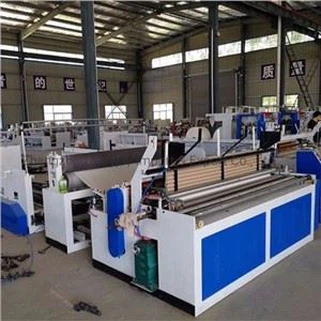 Roll tal-Karta tat-Tojlit Magni li Jagħmlu Rewinding Machine Bil-Intaljar